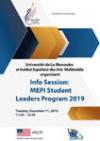 Info session MEPI STUDENT Leaders 2019